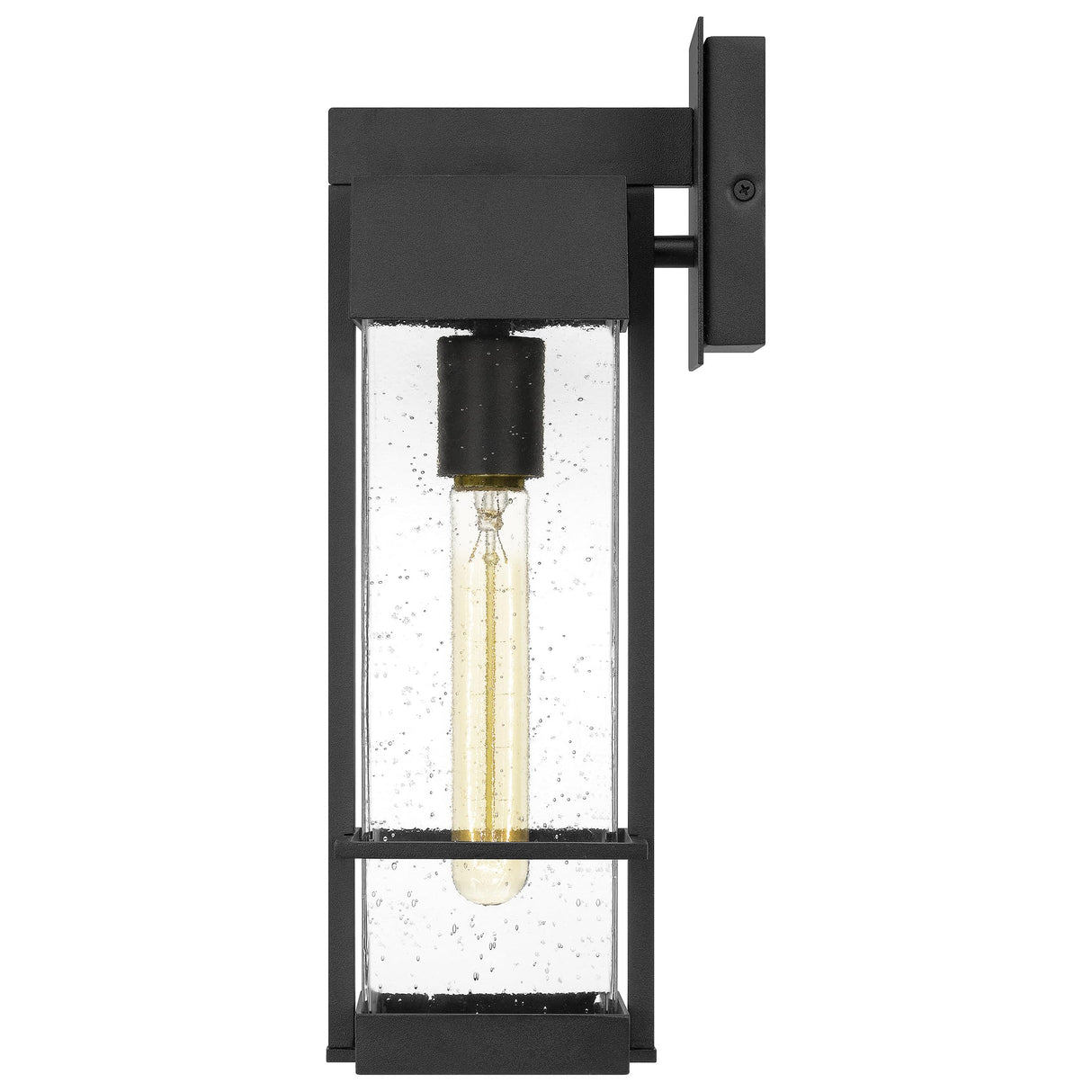Wynn 1-Light Earth Black Outdoor Wall Lantern