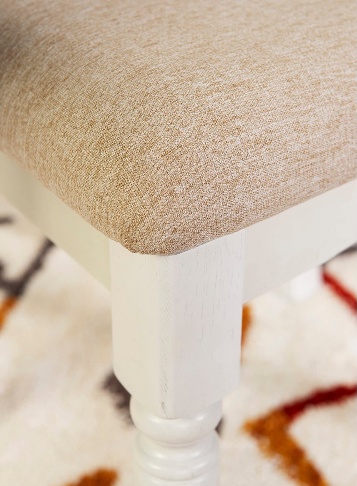 Six Piece Set, White & Honey Brown