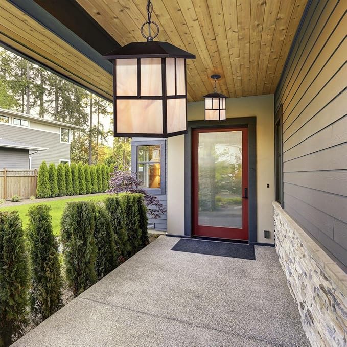 Lighting 60/5673 Tanner Large One Light Wall Lantern 100-watt A19 Outdoor Porch