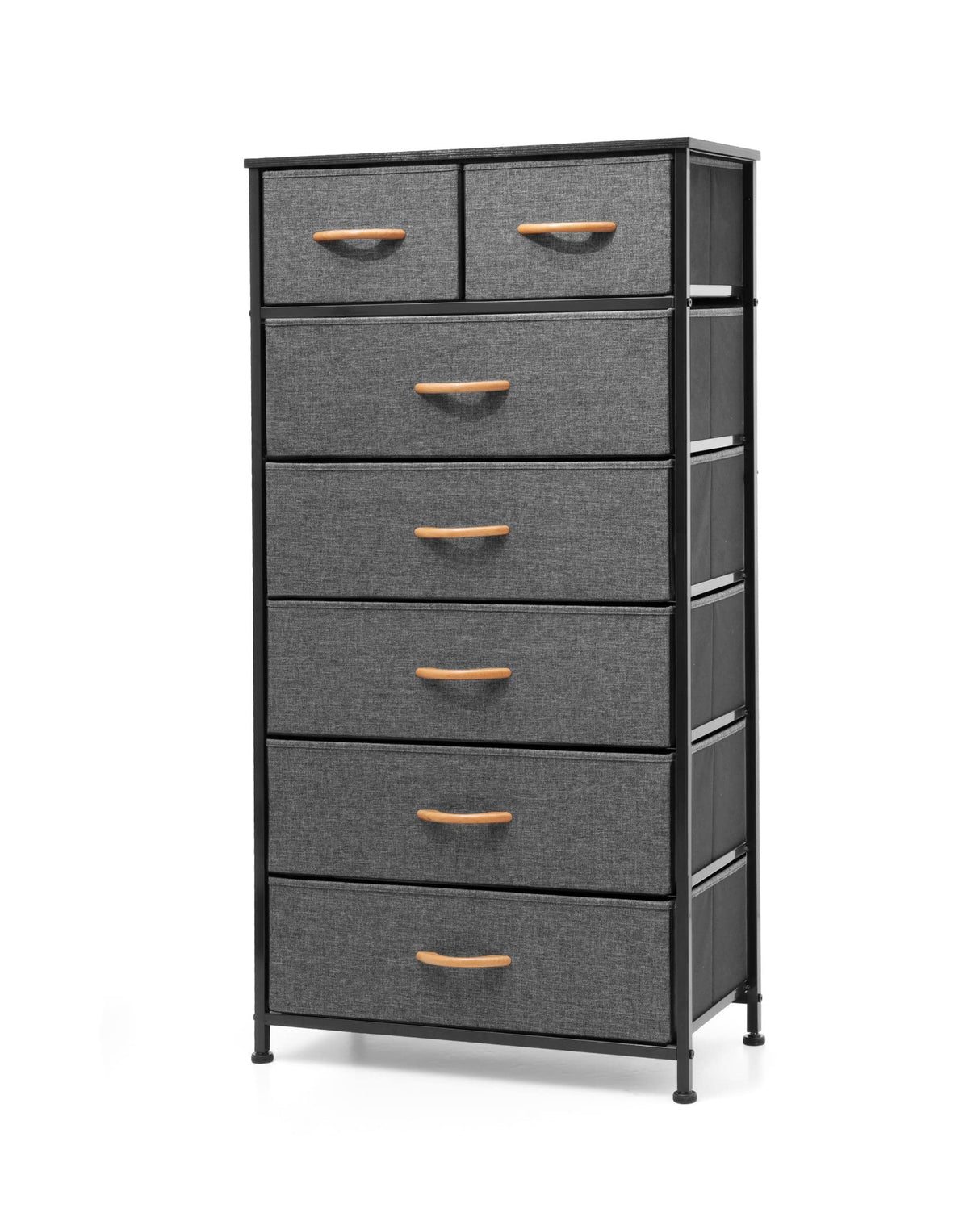 Dresser for Bedroom with 7 Drawers, Tall Dresser Vertical Storage Tower