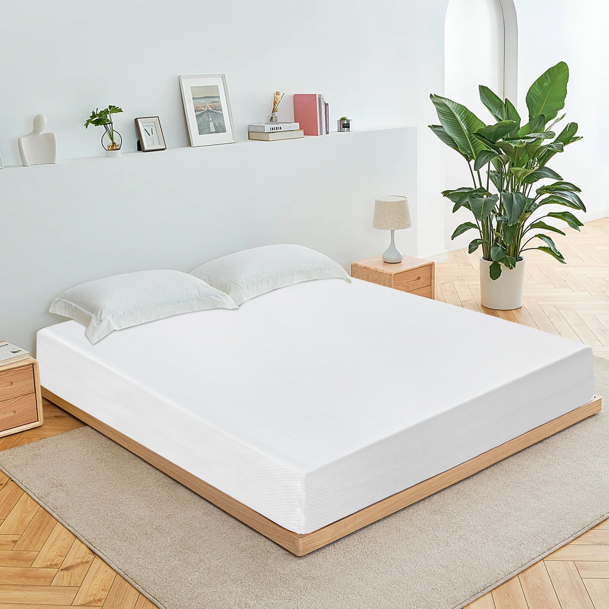 12 Inch Gel Memory Foam Mattress for Cool Sleep & Pressure Relief