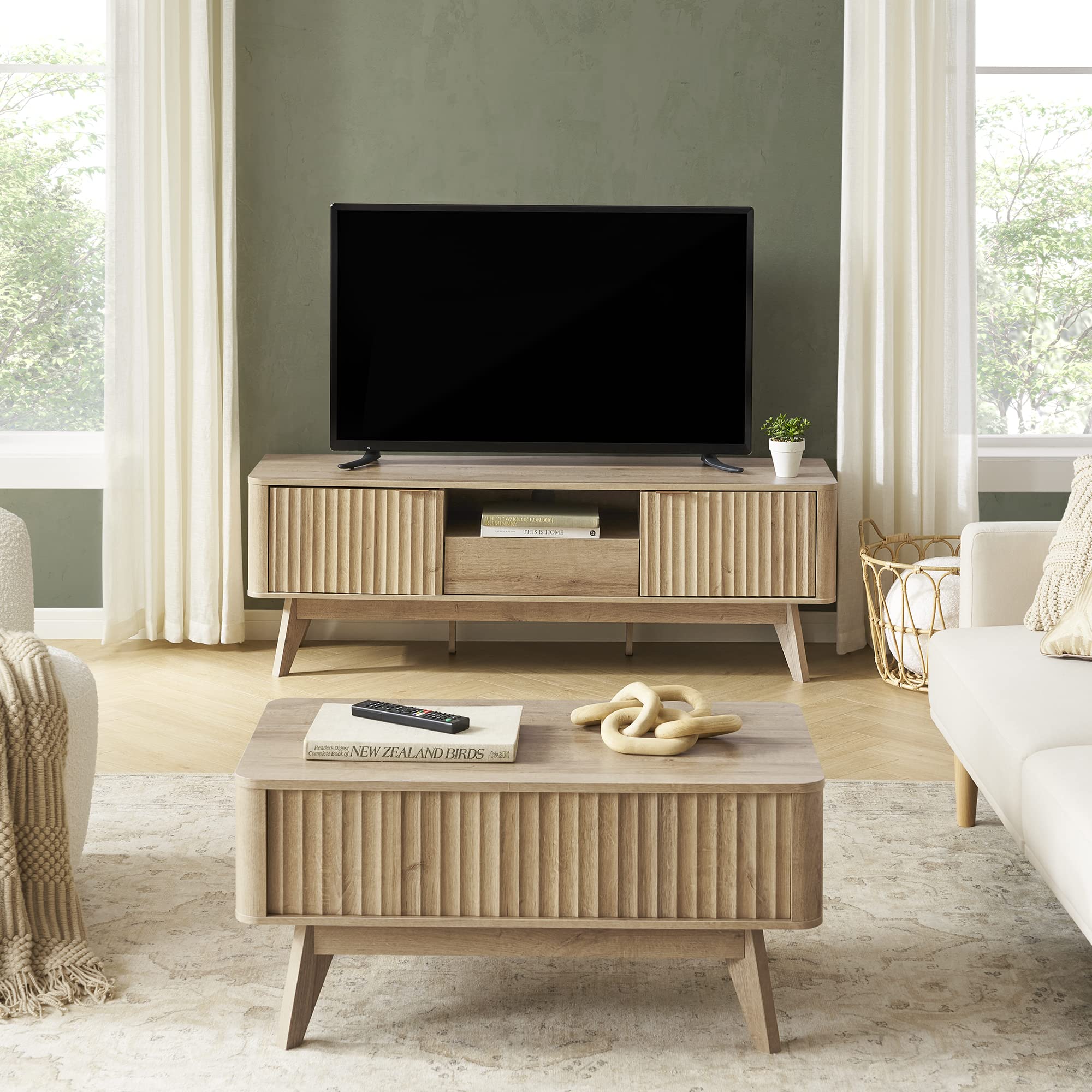 Brooklyn Coffee Table, Lift Top Coffee Tables for Living Room, Mid Century,