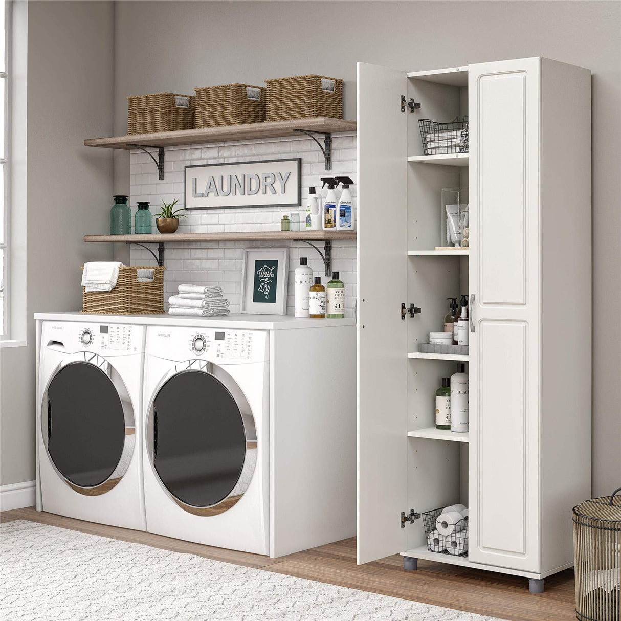 Evolution Kendall 24" Utility Storage Cabinet - White