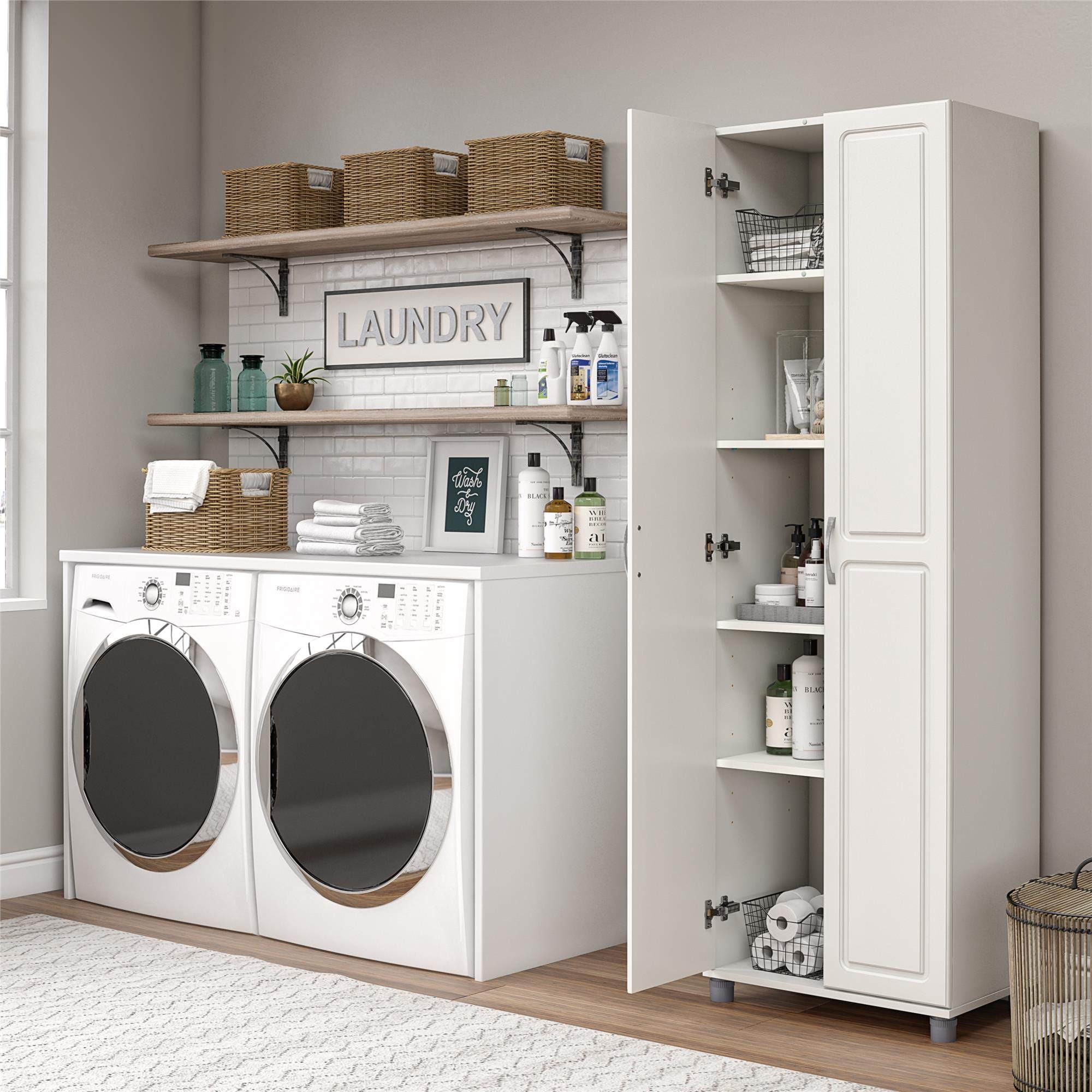 Evolution Kendall 24" Utility Storage Cabinet - White