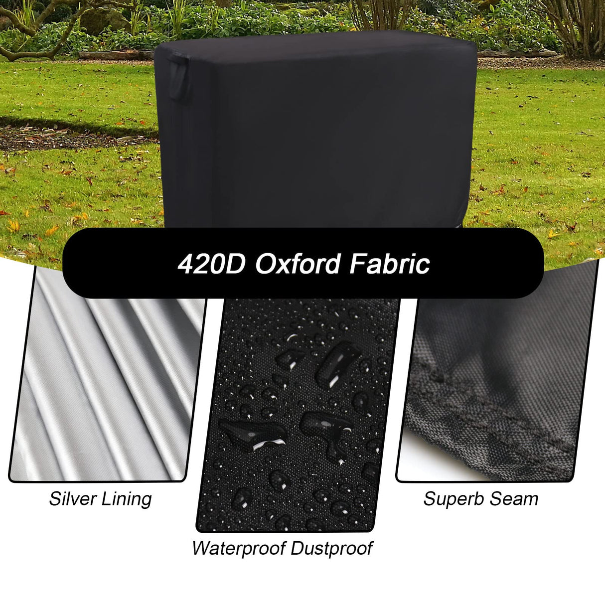 Outdoor Prep Table Cover, Waterproof Stainless Steel Table Cover Metal Table