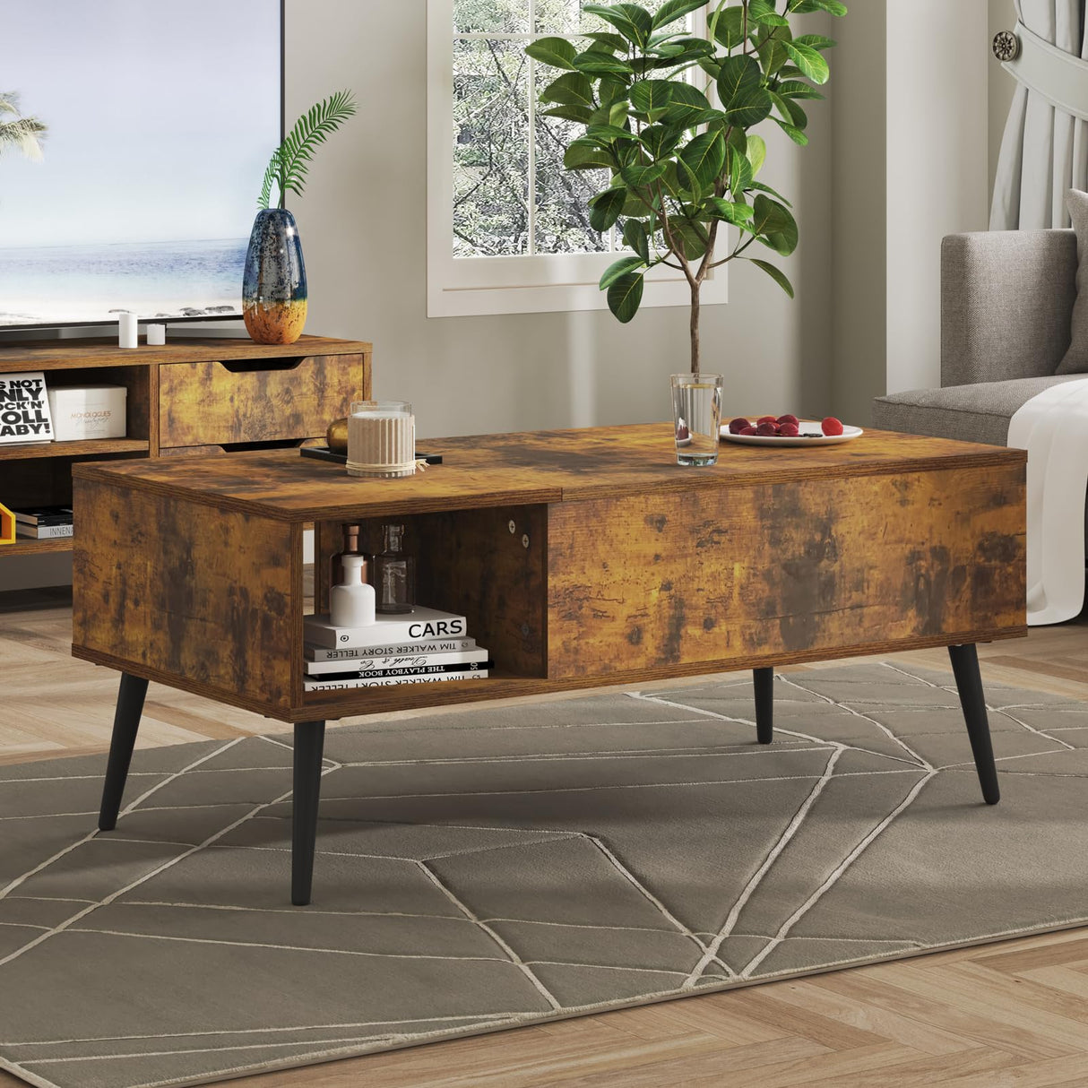 Coffee Table for Living Room, Lift Top Coffee Tables, Small Coffee Table