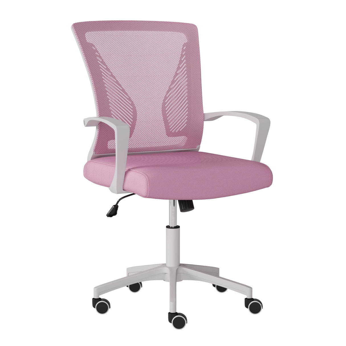 Mesh Back Ergonomic Height Adjustable Task Chair - for Home Office, Tilting, Padded Seat