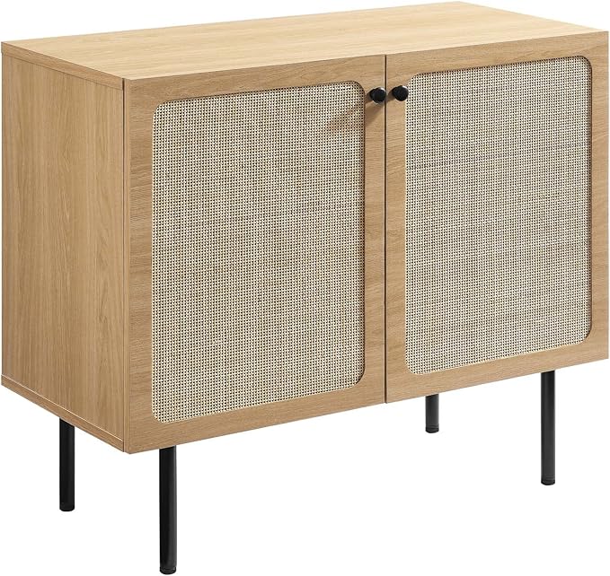 6200-BLK Chaucer Accent Cabinet, Black