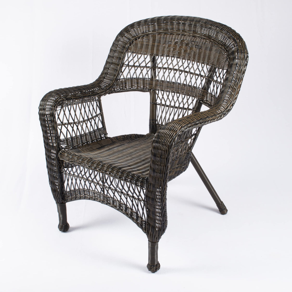 Portside 5 Piece Patio Dining Set, Dark Roast