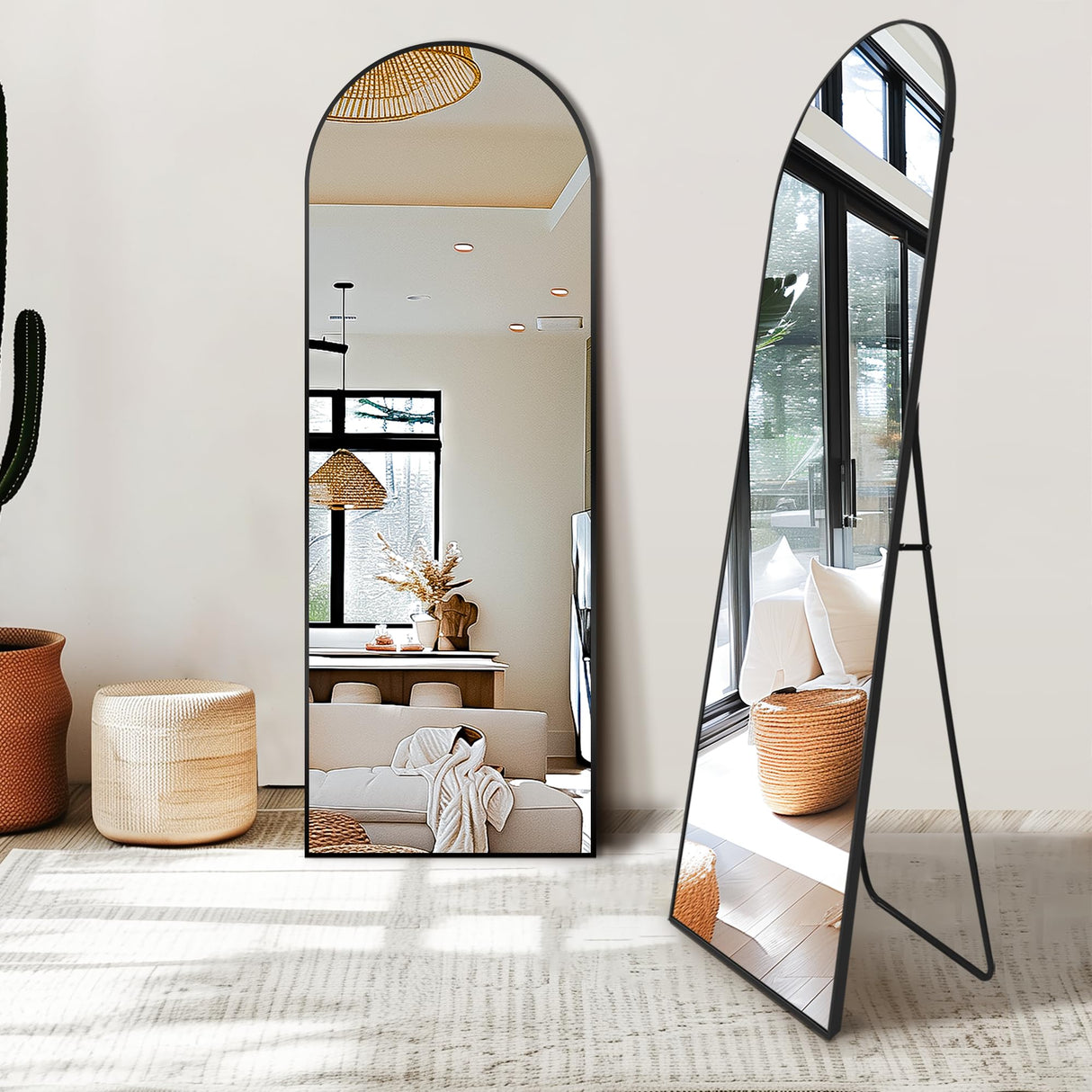 Arched Mirror Full Length,Standing Mirror,Large Floor Mirror