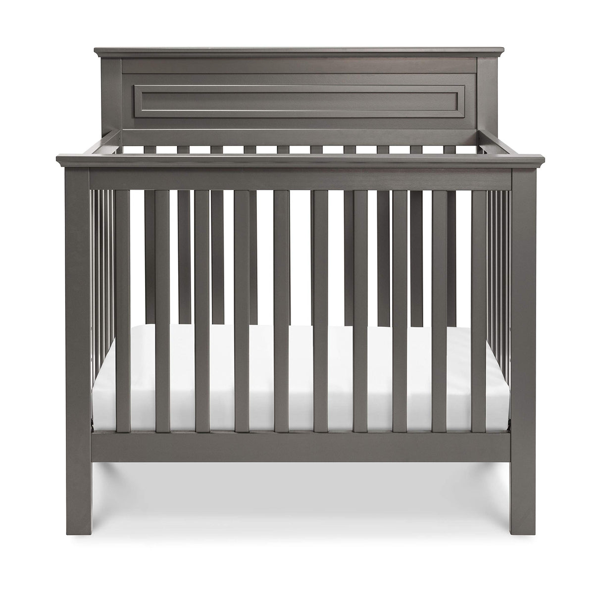 Autumn 4-in-1 Convertible Mini Crib in Slate, Greenguard Gold Certified