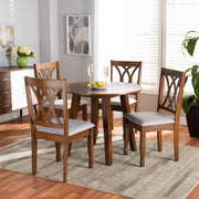 , Grey/Walnut