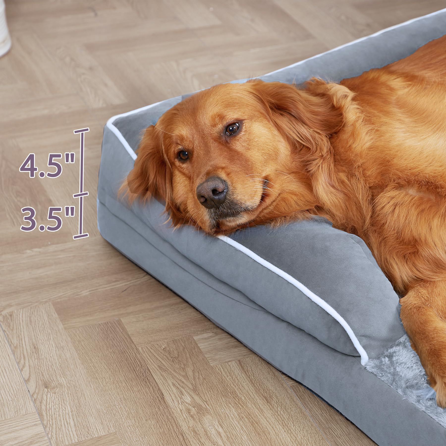 Orthopedic Dog Beds for Extra Large Dogs, Waterproof Dog Beds