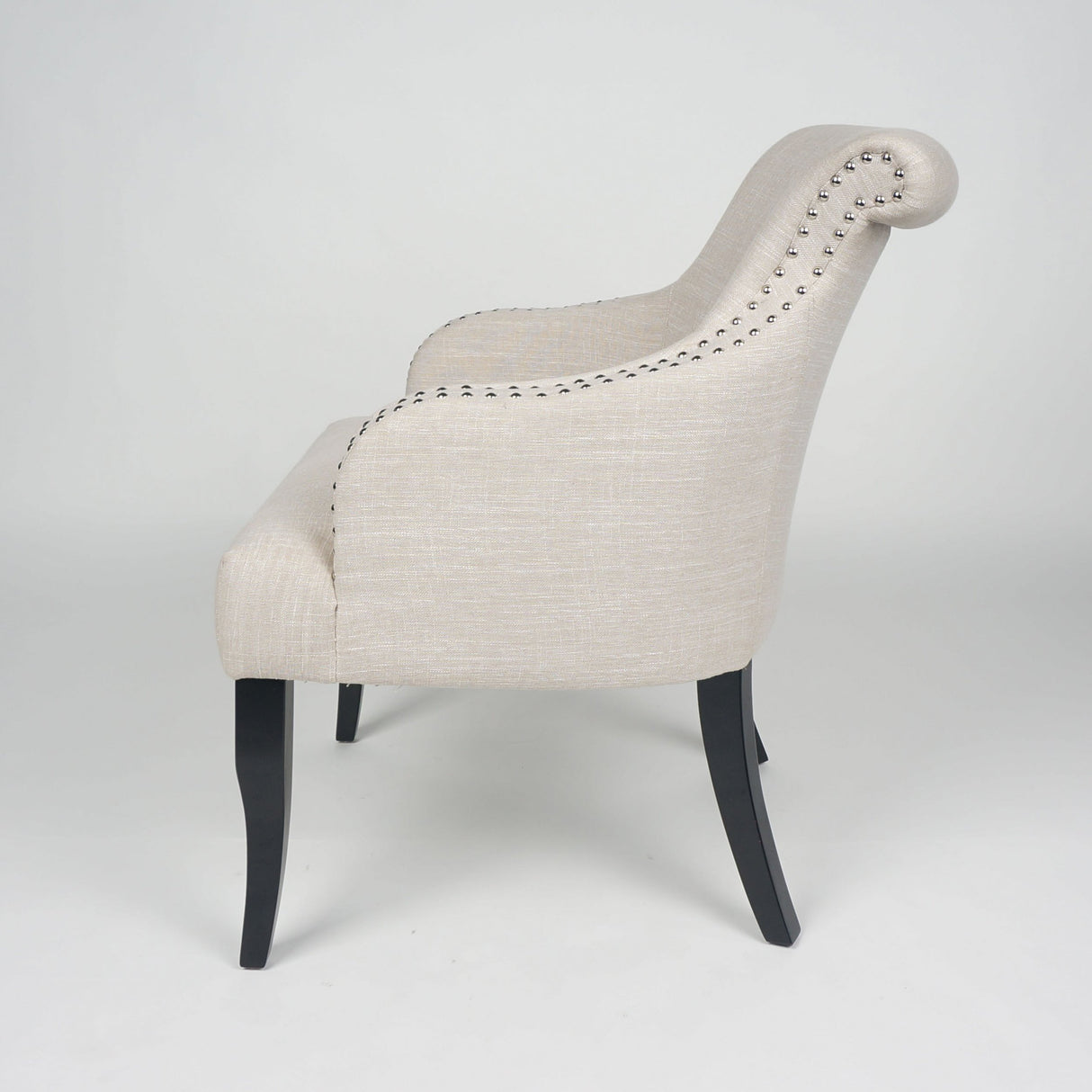 Filmore Fabric Arm Chair, Light Beige