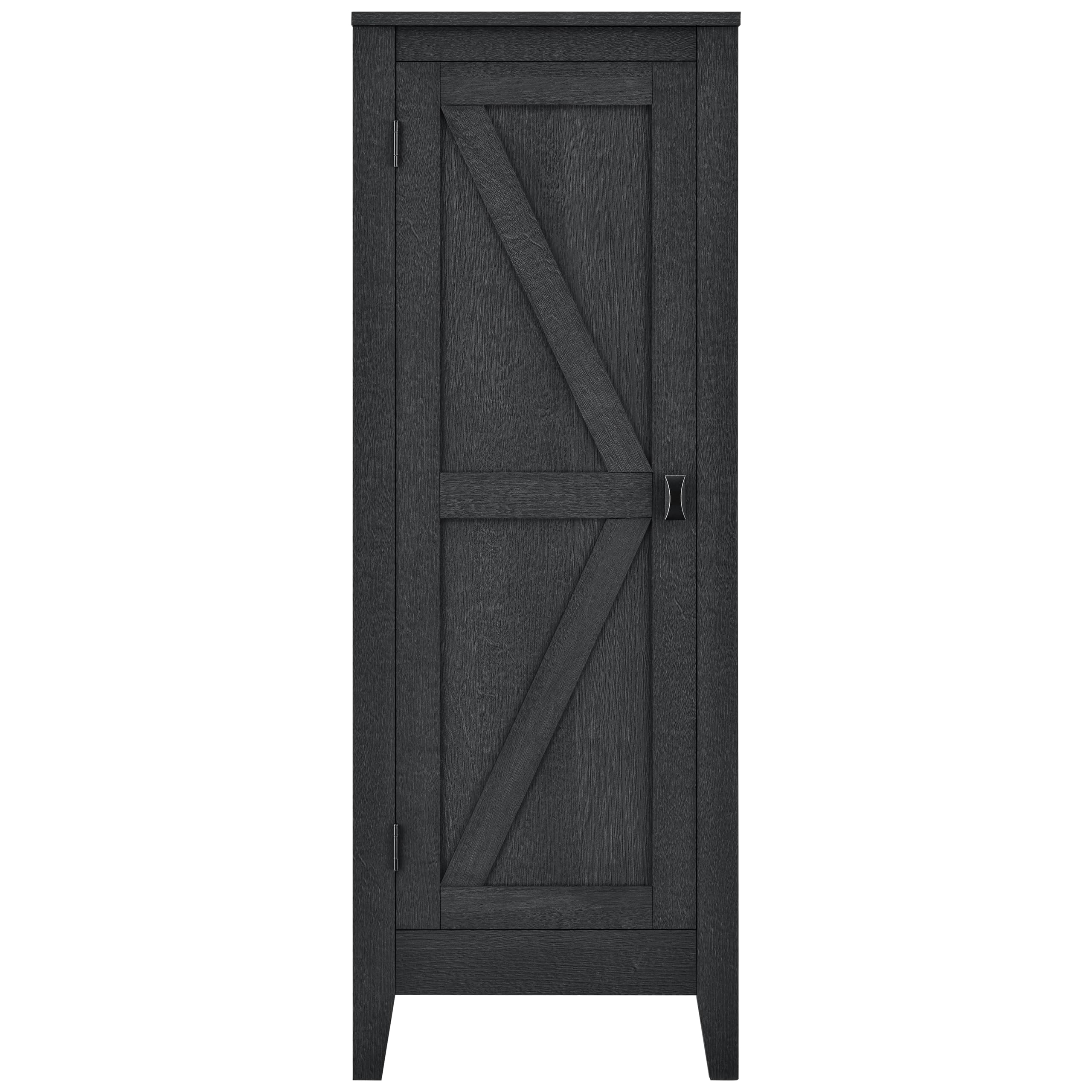 Evolution Farmington Storage Cabinet, 1 Pack, Black Oak