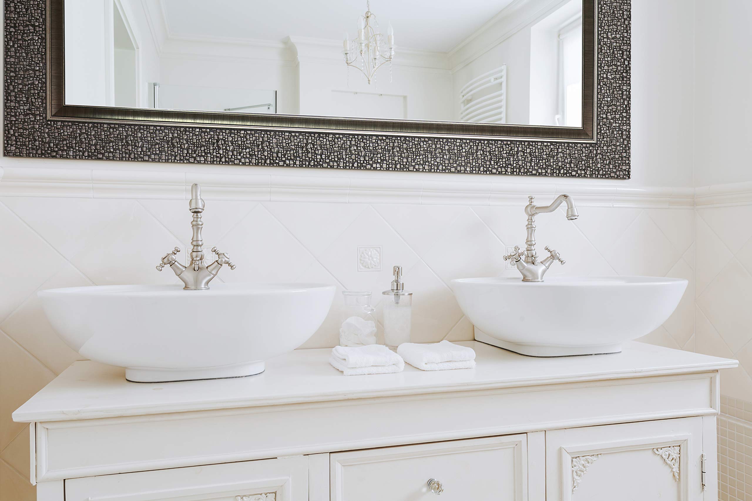 IMM101 Antique Mosaic Framed Designer Wall