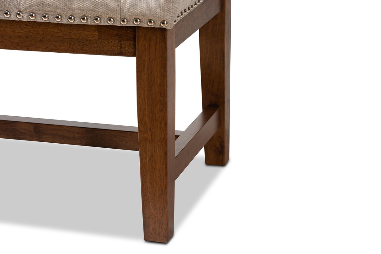 Louisa Bench, Light Beige