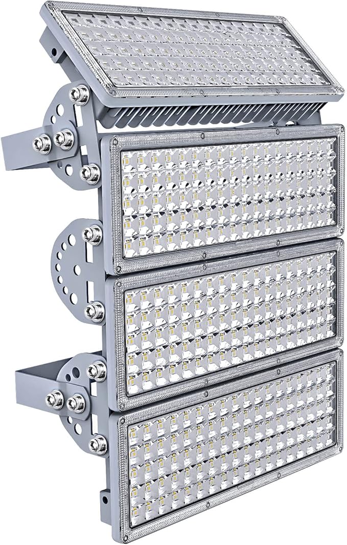 800W Stadium Lights Outdoor LED Flood Light 2 Pack 400W Field Lights Outdoor Adjustable