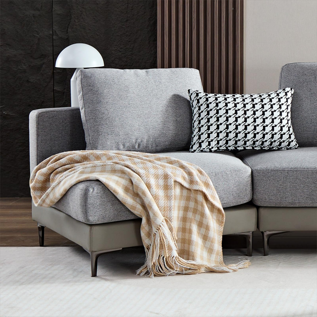 Sectional Sofa Modern Couch L-Shape Sectional Sofa Sleeper Comfy Upholstered