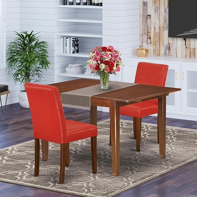 NOAB5-BLK-61 5 Piece Dining Table Set Includes a Rectangle Dining Room Table