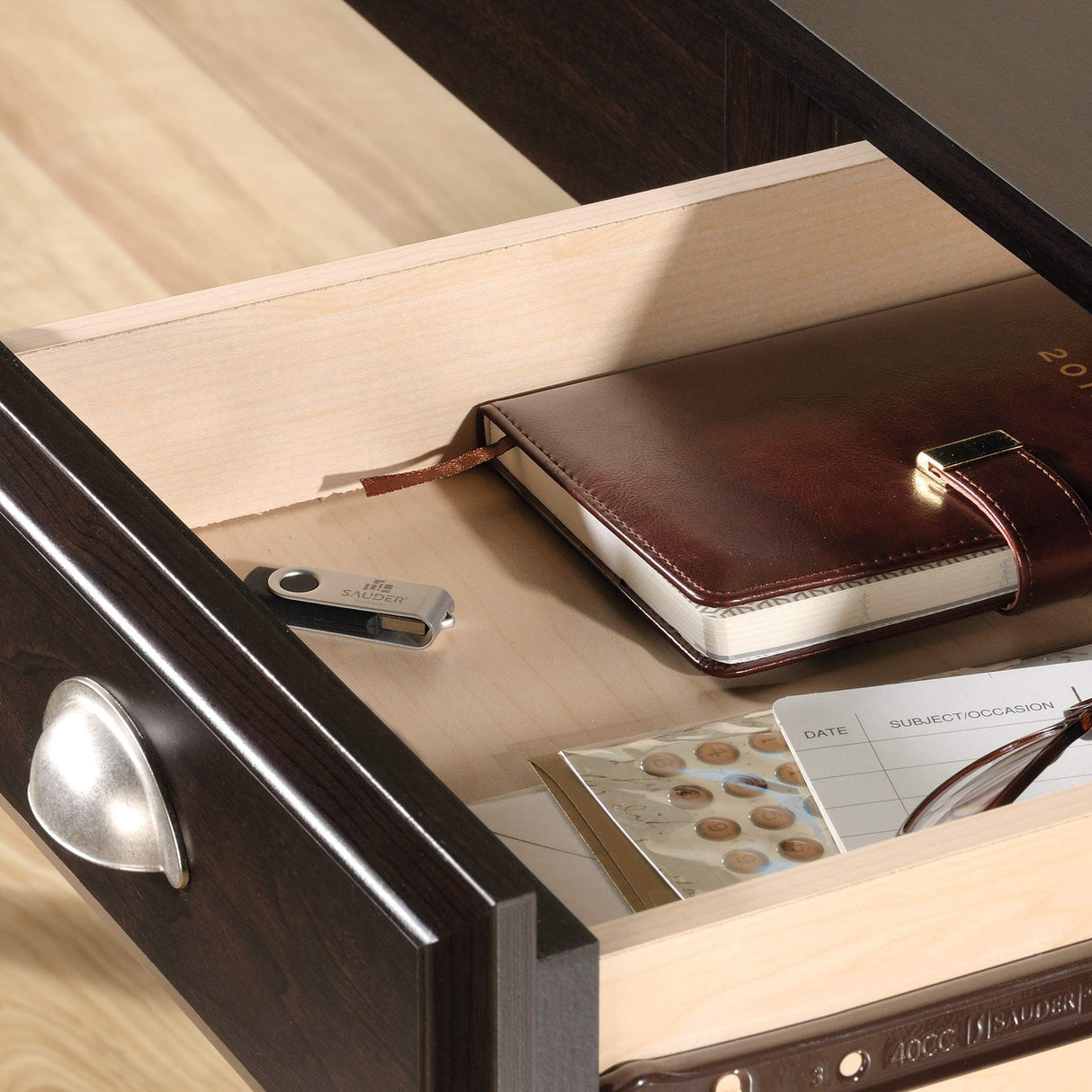 Lift Top Desk, Jamocha Wood finish