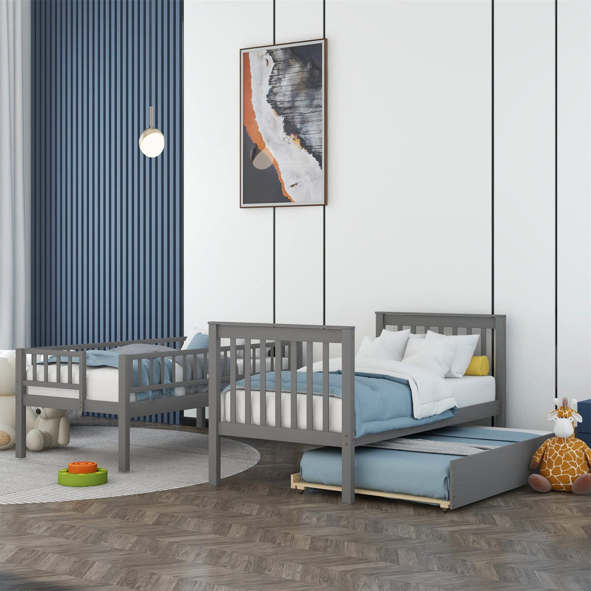 Bunk Beds, Bunk Beds Twin Over Twin Size, Twin Bunk Bed