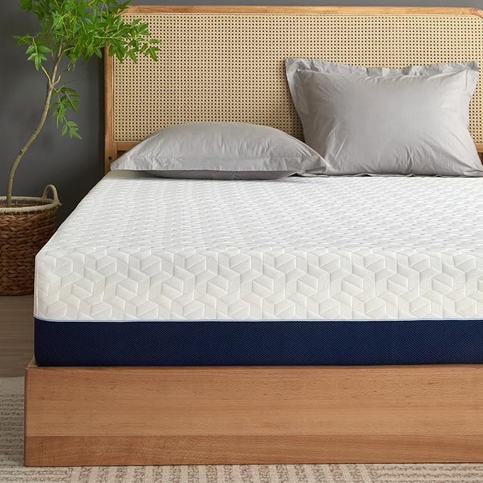 10 inch Hybrid Mattress Queen Size,Medium Firm Mattress with Memory Foam