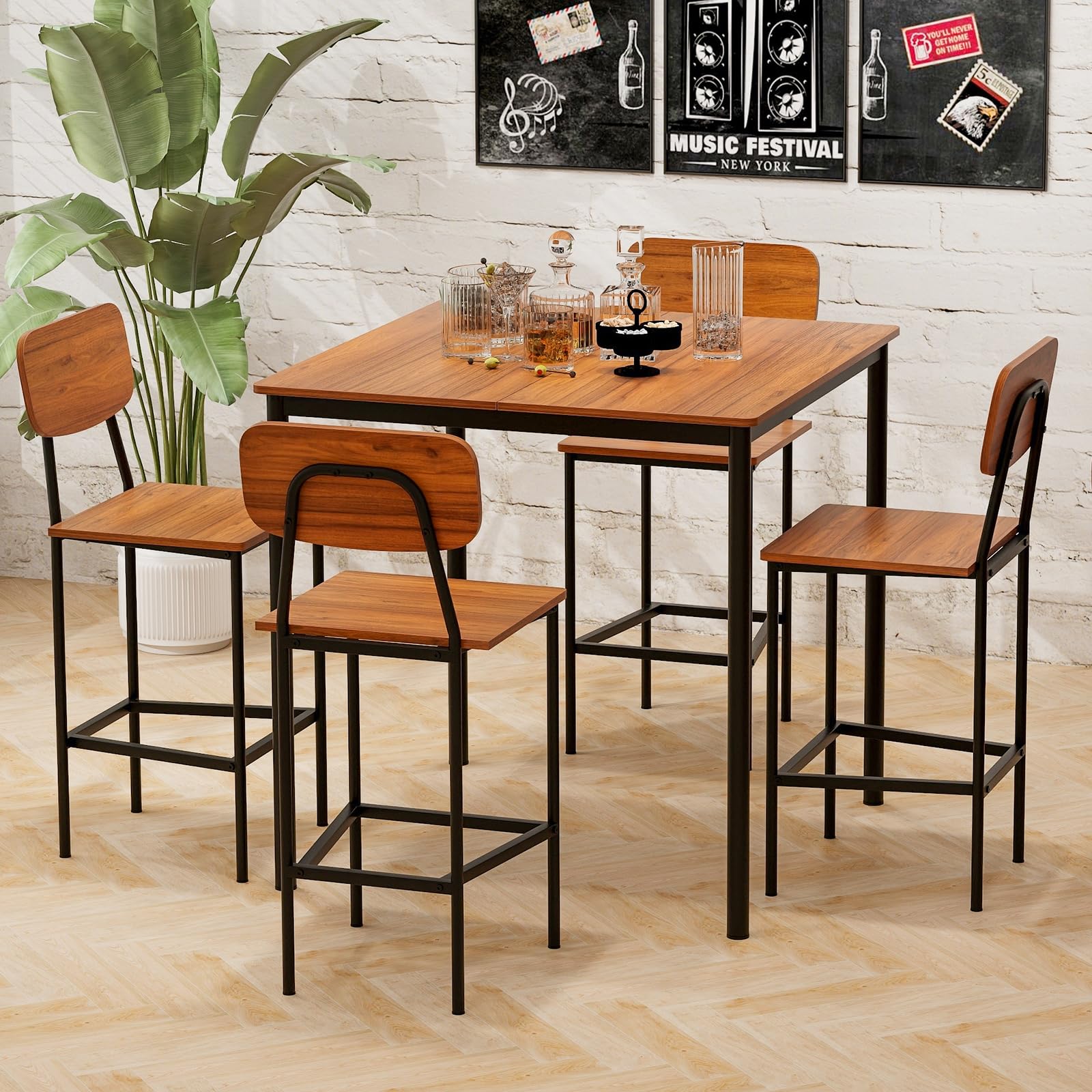 Counter-Height Dining Table Set, Bar Height Table and Chairs, Pub Table and Chairs