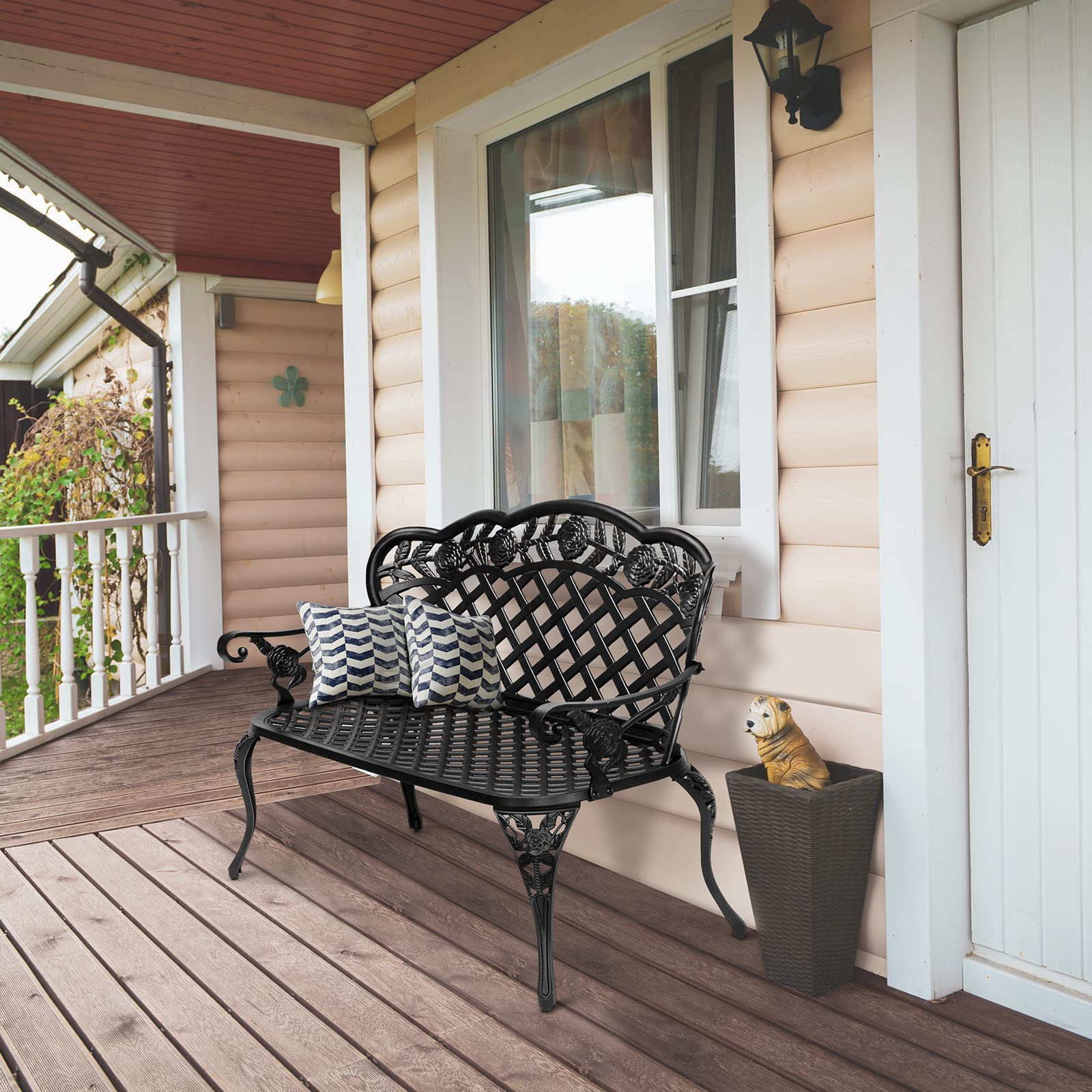 Outdoor Bench, Antique Garden Bench