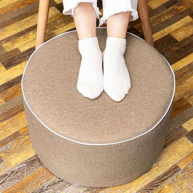 Outdoor Ottoman Outdoor Ottomans for Patio 19x12 Inches Modern Lightweight