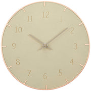 Piatto Wall Clock 10In Concrete