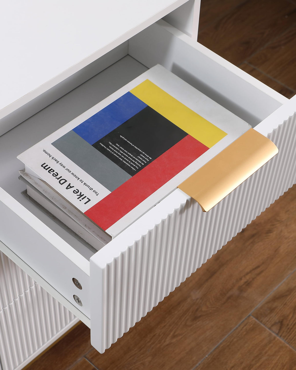 Nightstand with 3 Drawers,Mid-Century Modern End Table,Bedside Table, End Table