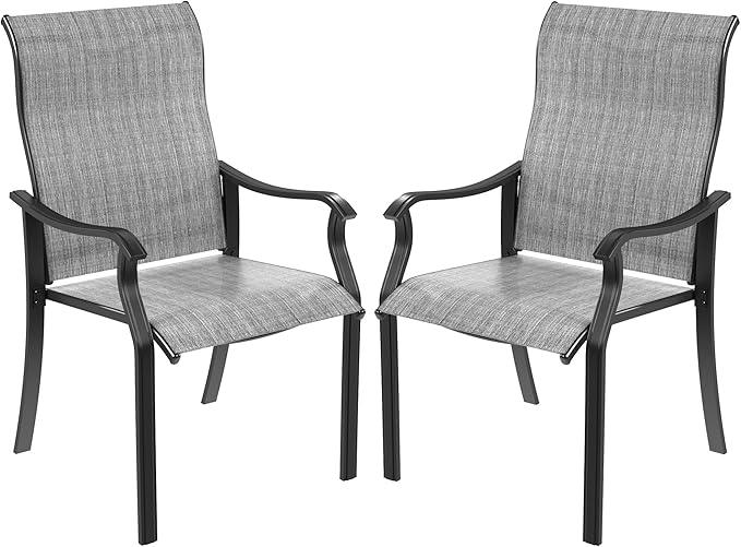 Outdoor Patio Dining Chairs Set of 4, High Back Patio Chairs
