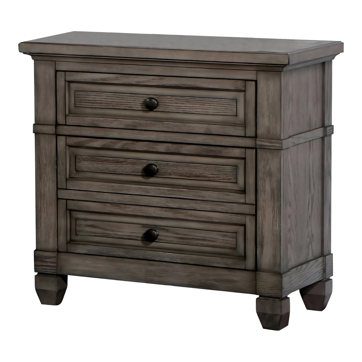 Xephyr Solid Wood 3-Piece Bedroom Set, Queen-Size Bed