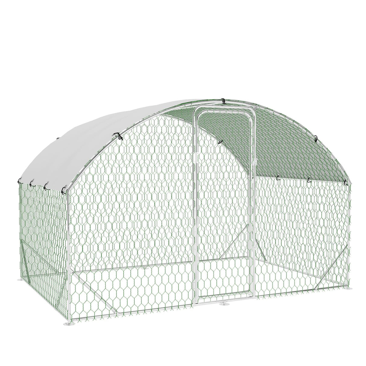HawkGuard Chicken Coop with UV Cover & Rust-Proof Frame