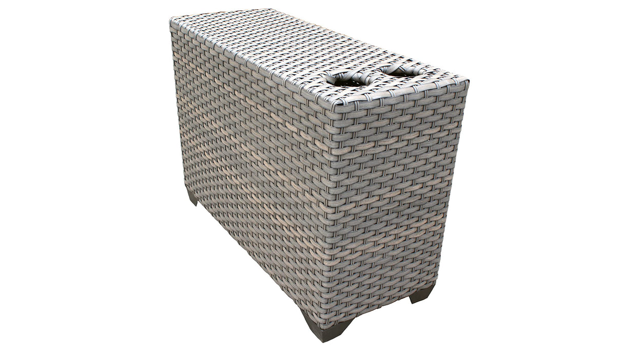 Florence Sectional Seating Group with Cushions 9 Piece Outdoor Wicker Patio Furniture Set