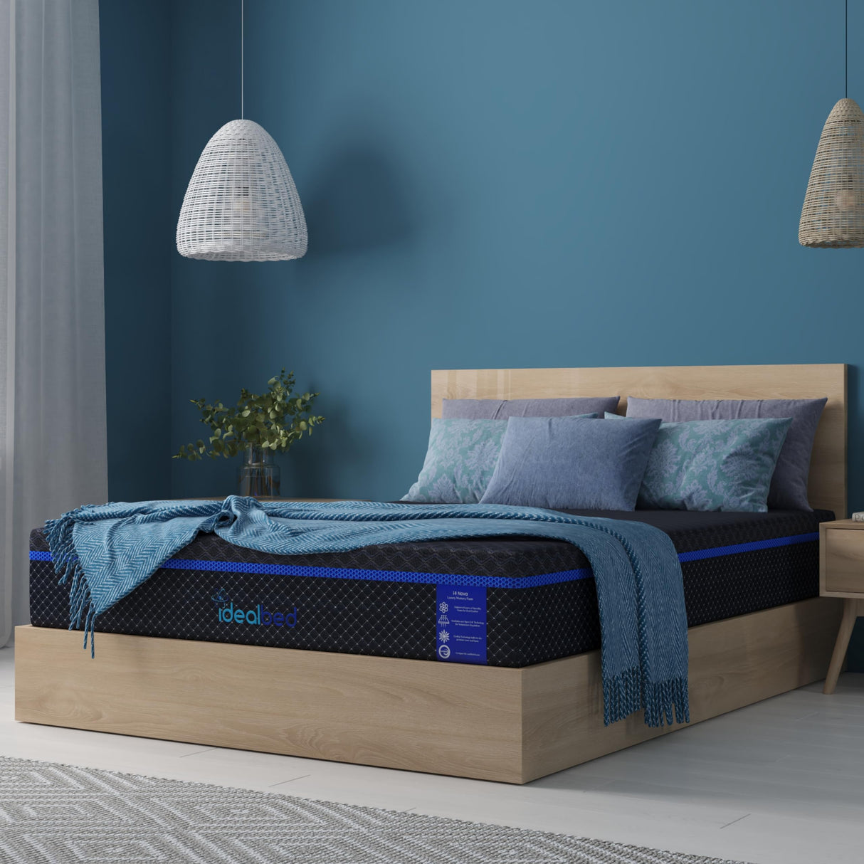 G4 Nova Luxury Memory Foam Mattress, Back Aligning Support, Floating Pressure Relief Technology