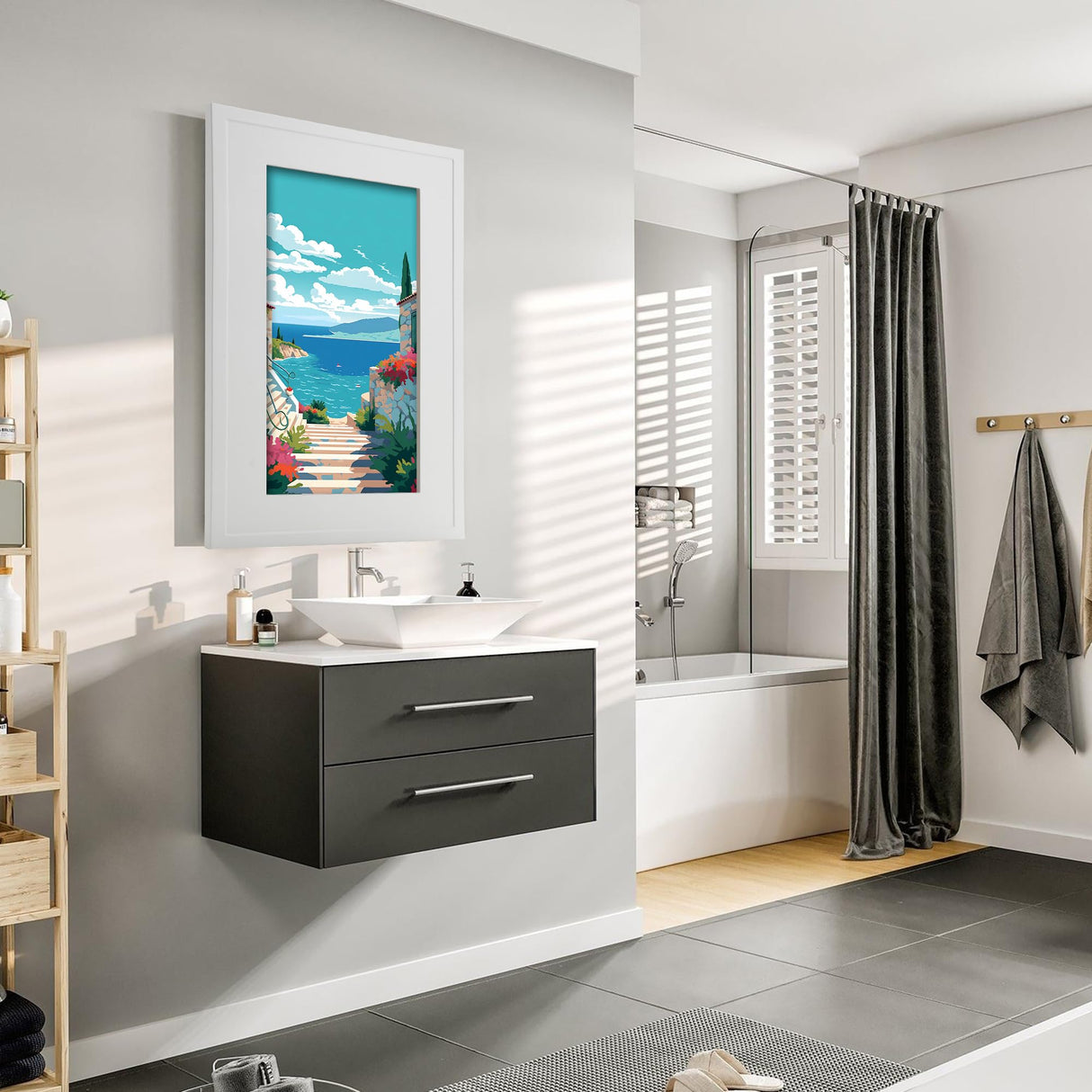 Concealed Medicine Cabinet 14×24 Recessed, Picture Frame Medicine Cabinet