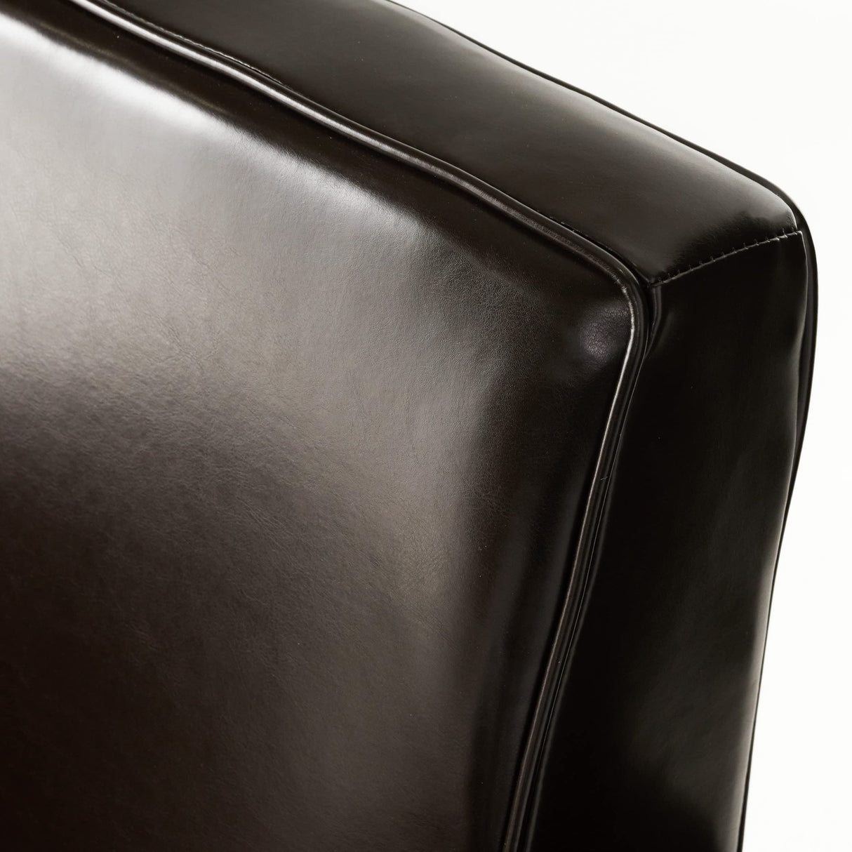 Freemont Leather Club Chair, Chocolate Brown