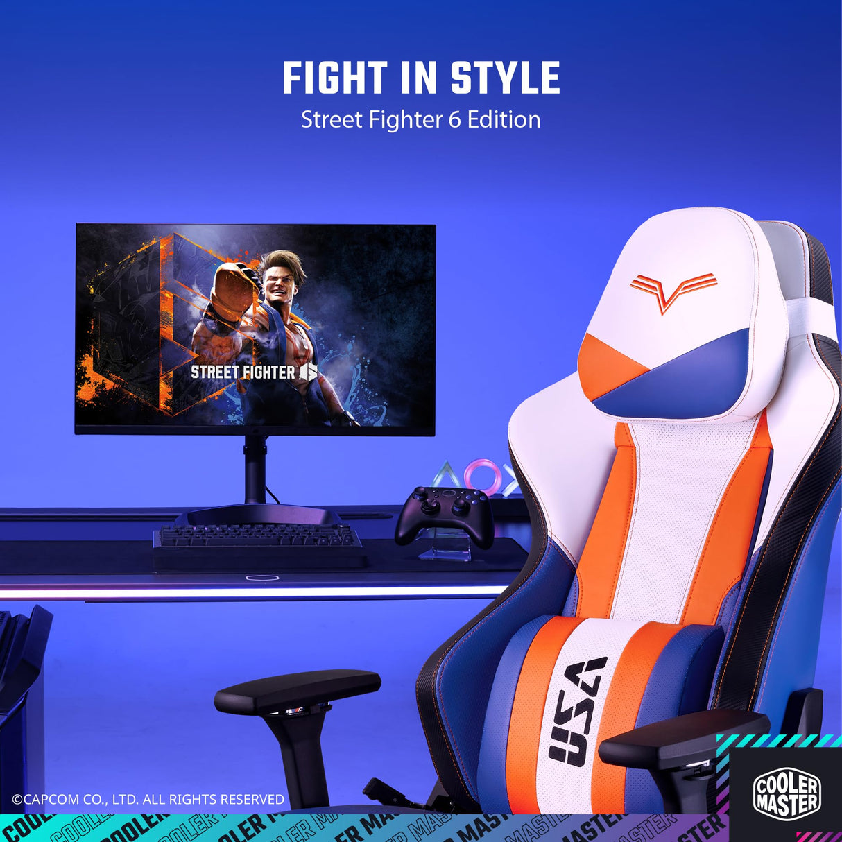 Caliber X2 Street Fighter 6 Luke Edition Ergonomic Gaming Chair