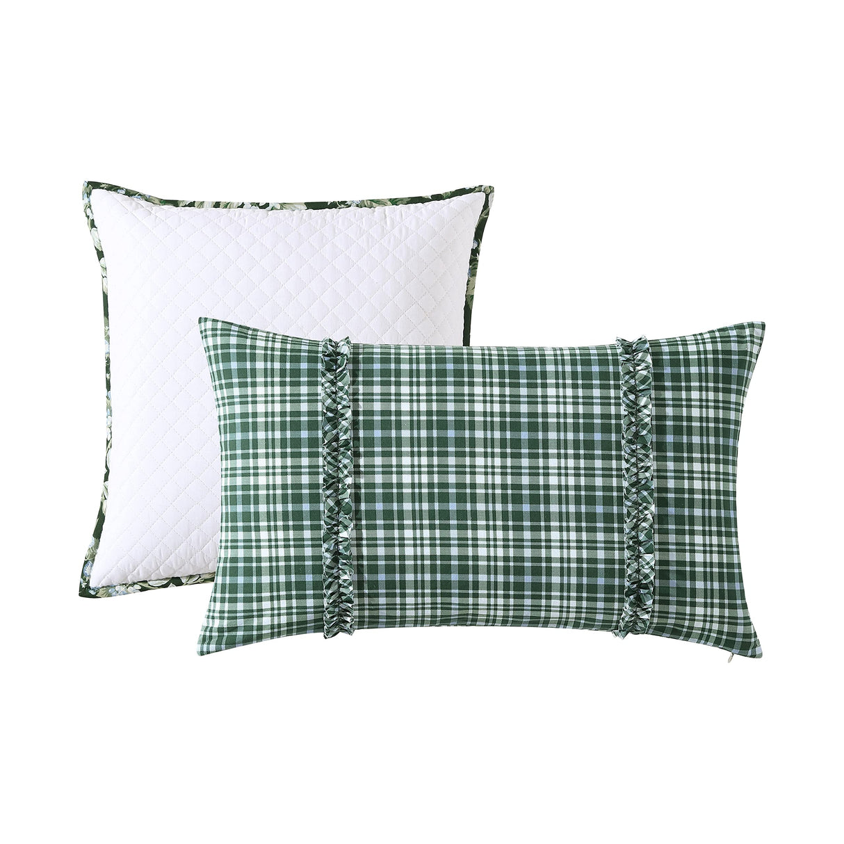 Set, Cotton Reversible Bedding Set, Includes Matching Shams