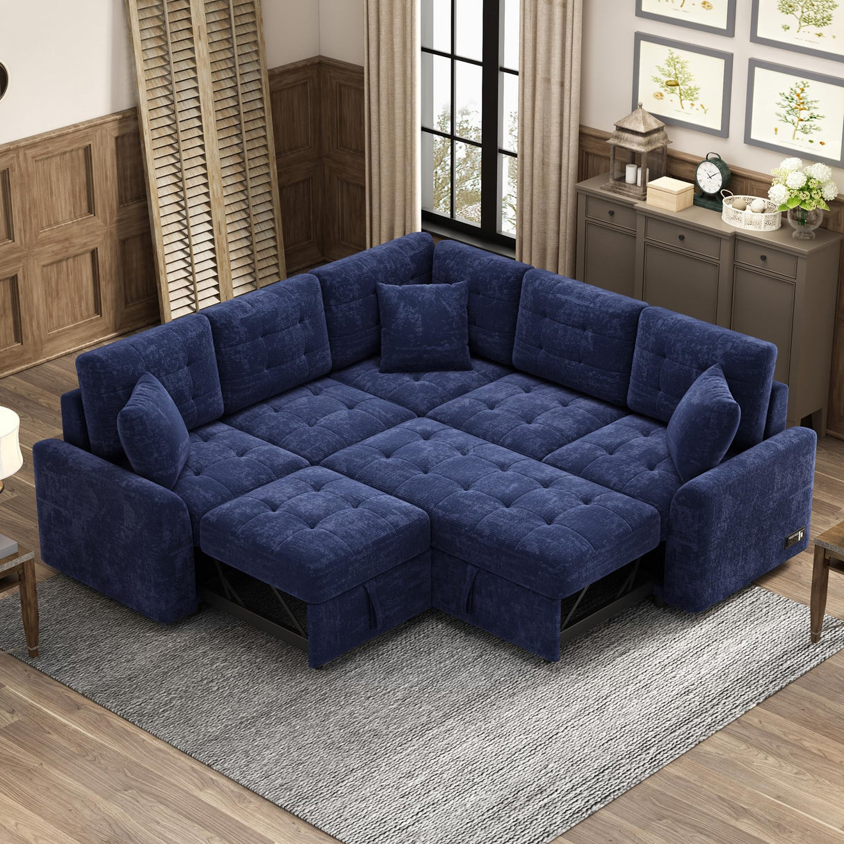 Pull Out Couch Sectional Sleeper Sofa Couch