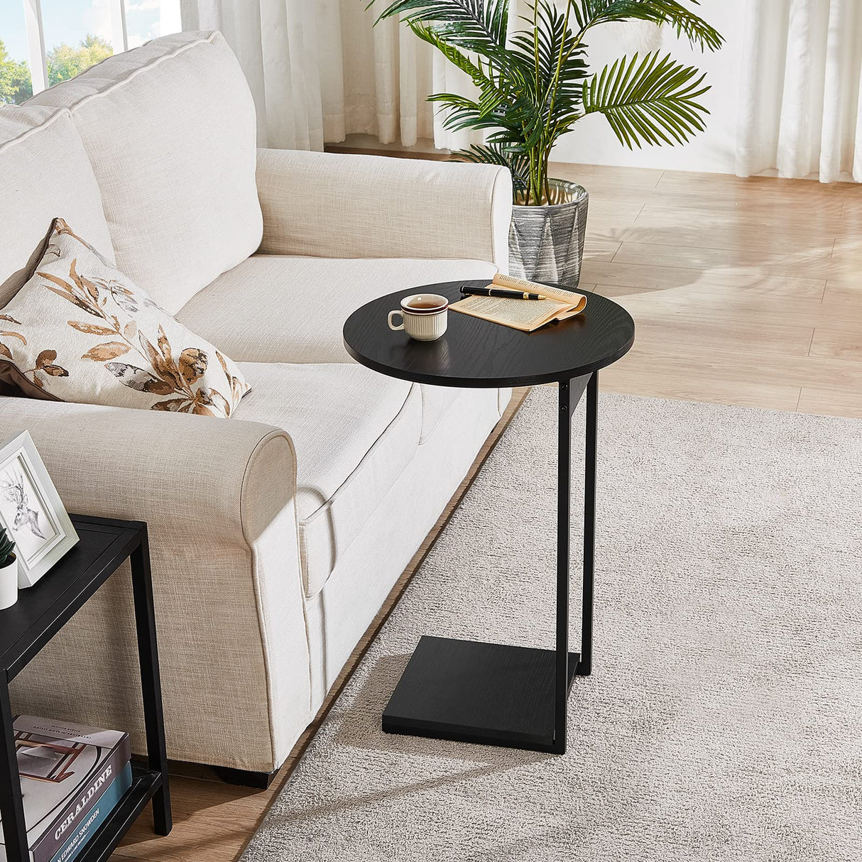 Sides Table Living Room, Small End Table for Small Space