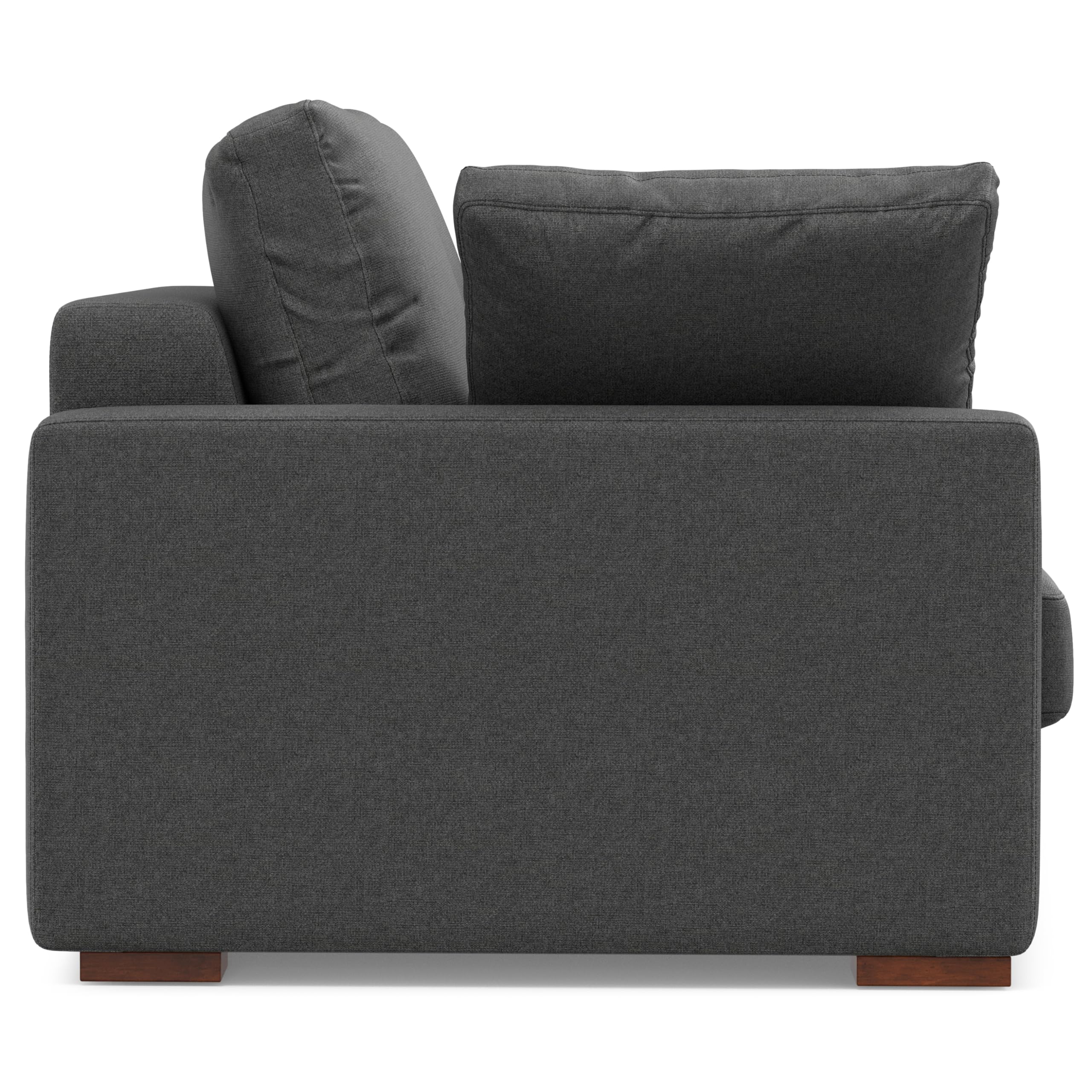Charlie Sofa in 100% Recycled Polyester Tightly Woven Performance Fabric, Pebble Grey,