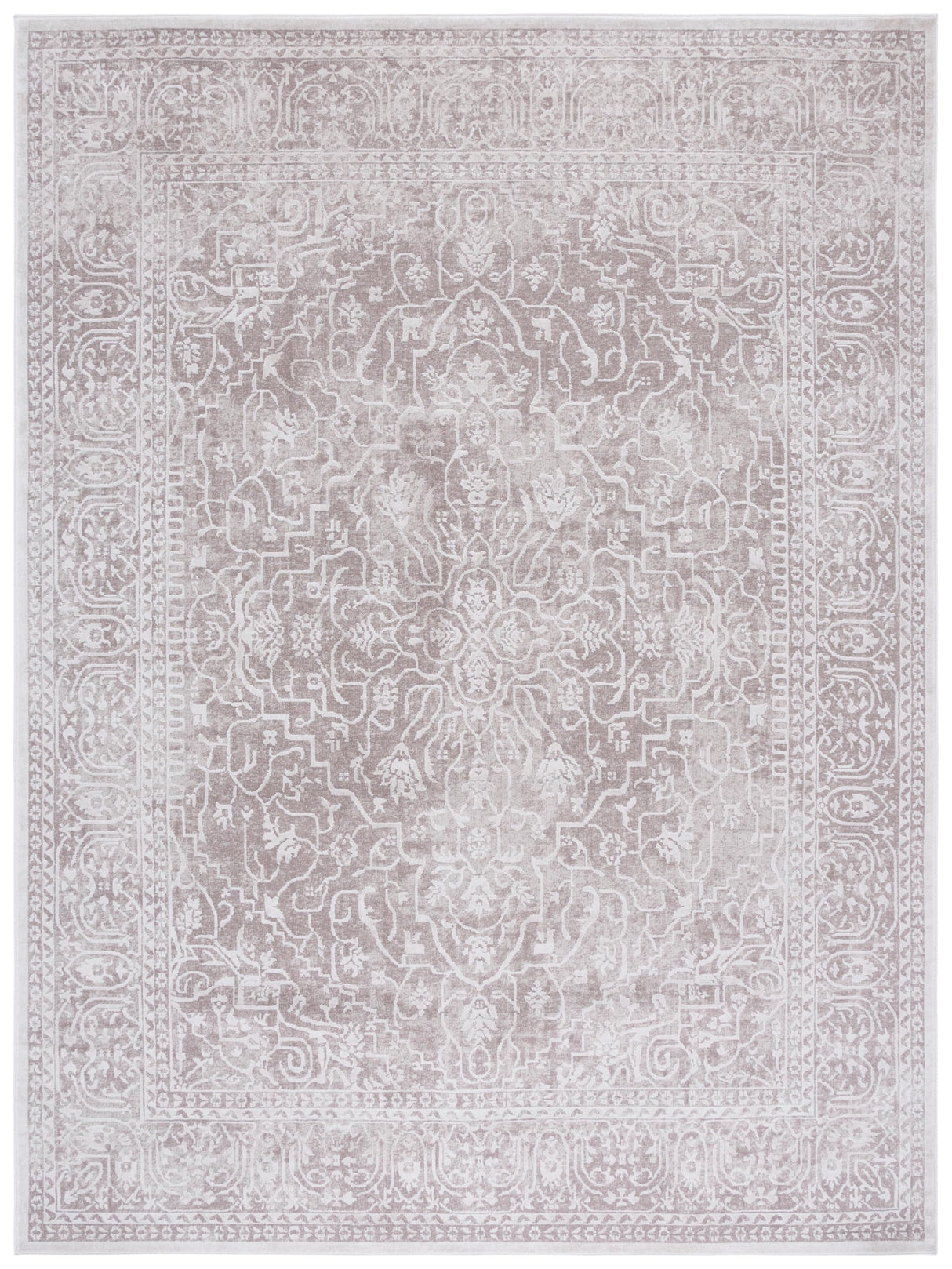 SAFAVIEH Area Rug 9x12 - Reflection Collection - Large - Beige & Cream, Non-Shedding & Easy Cleaning, Ideal for Living Room, Bedroom, Dining Space (RFT670A)