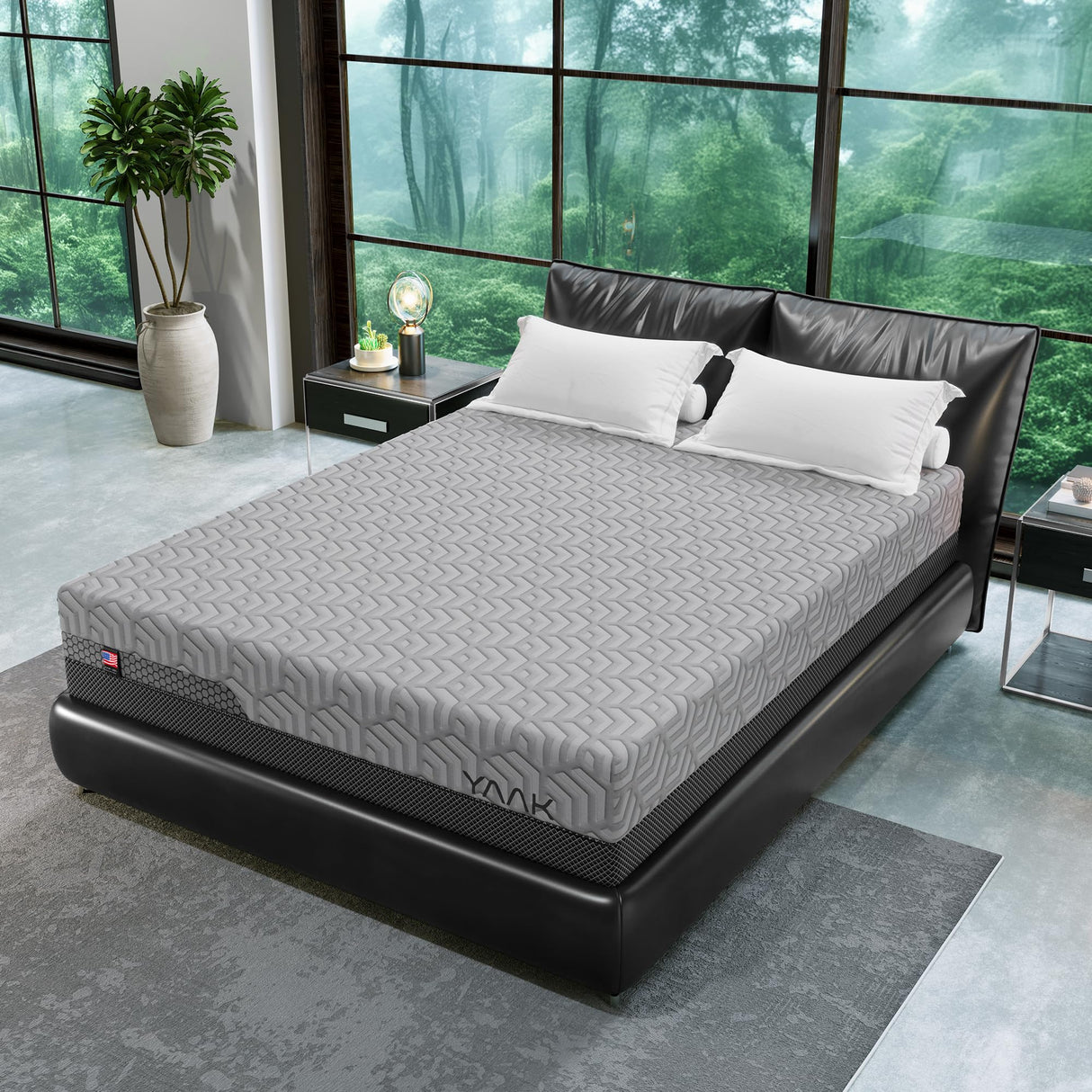 Queen 14 Inch Memory Foam Mattress in a Box for Back Pain