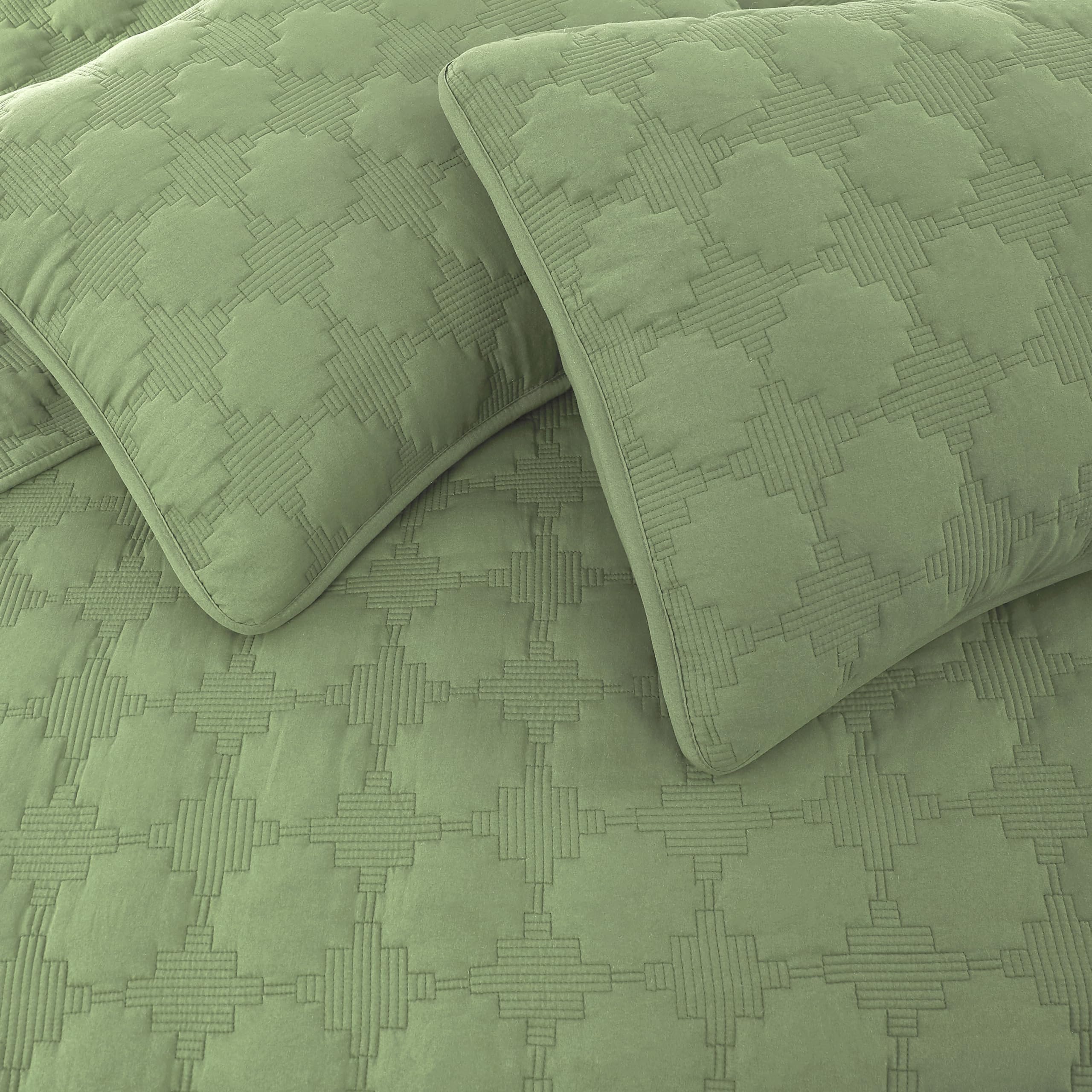 Quilt Oversized California Cal King Size Bedding Sets with Pillow Sham