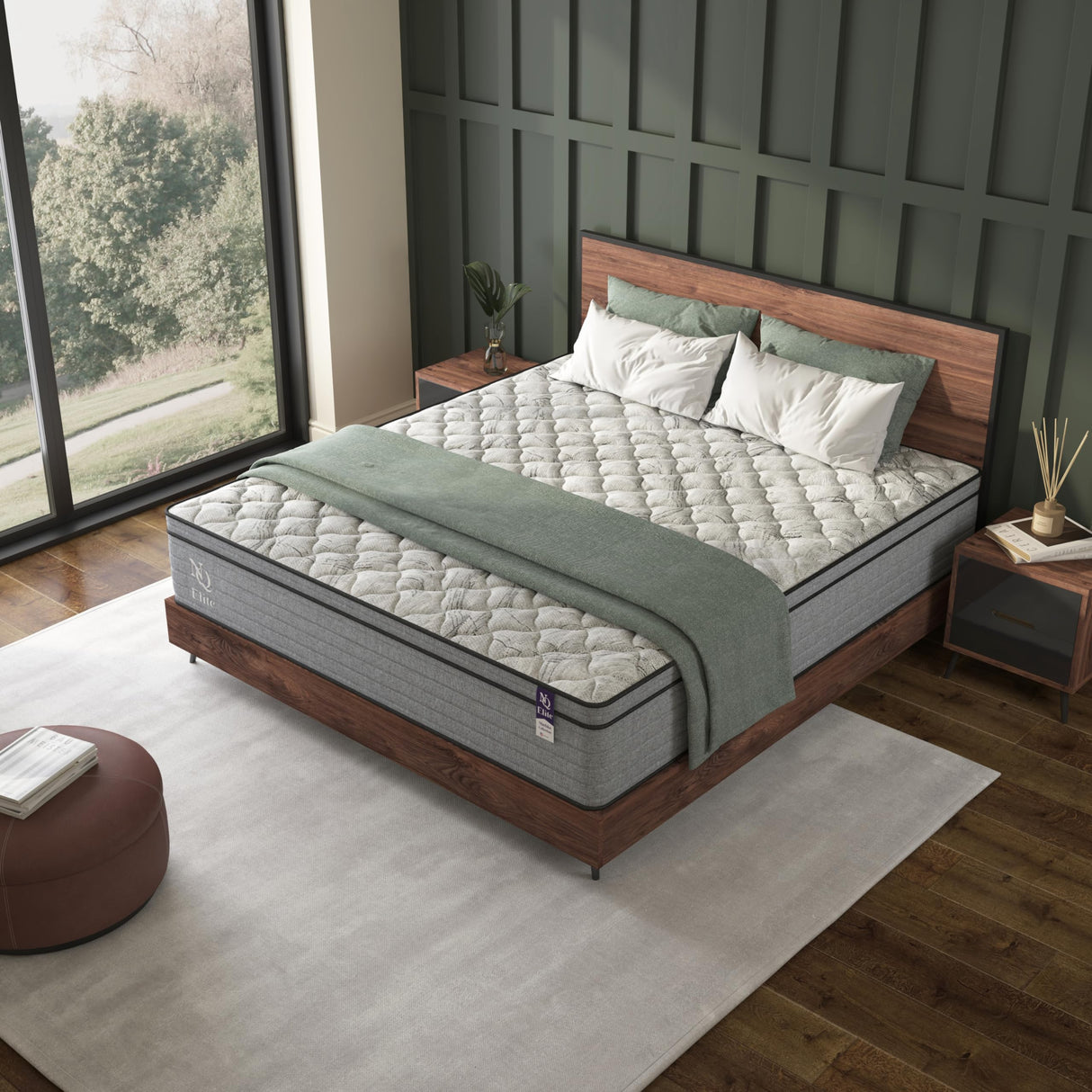 Elite Series Machka Full Size Mattress, 12 Inch Cooling Gel Memory Foam Mattress Full Size