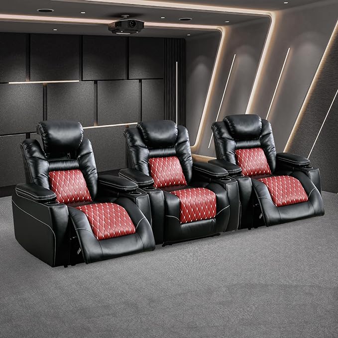 Electric Power Recliner Chair with Adjustable Powered Headrest