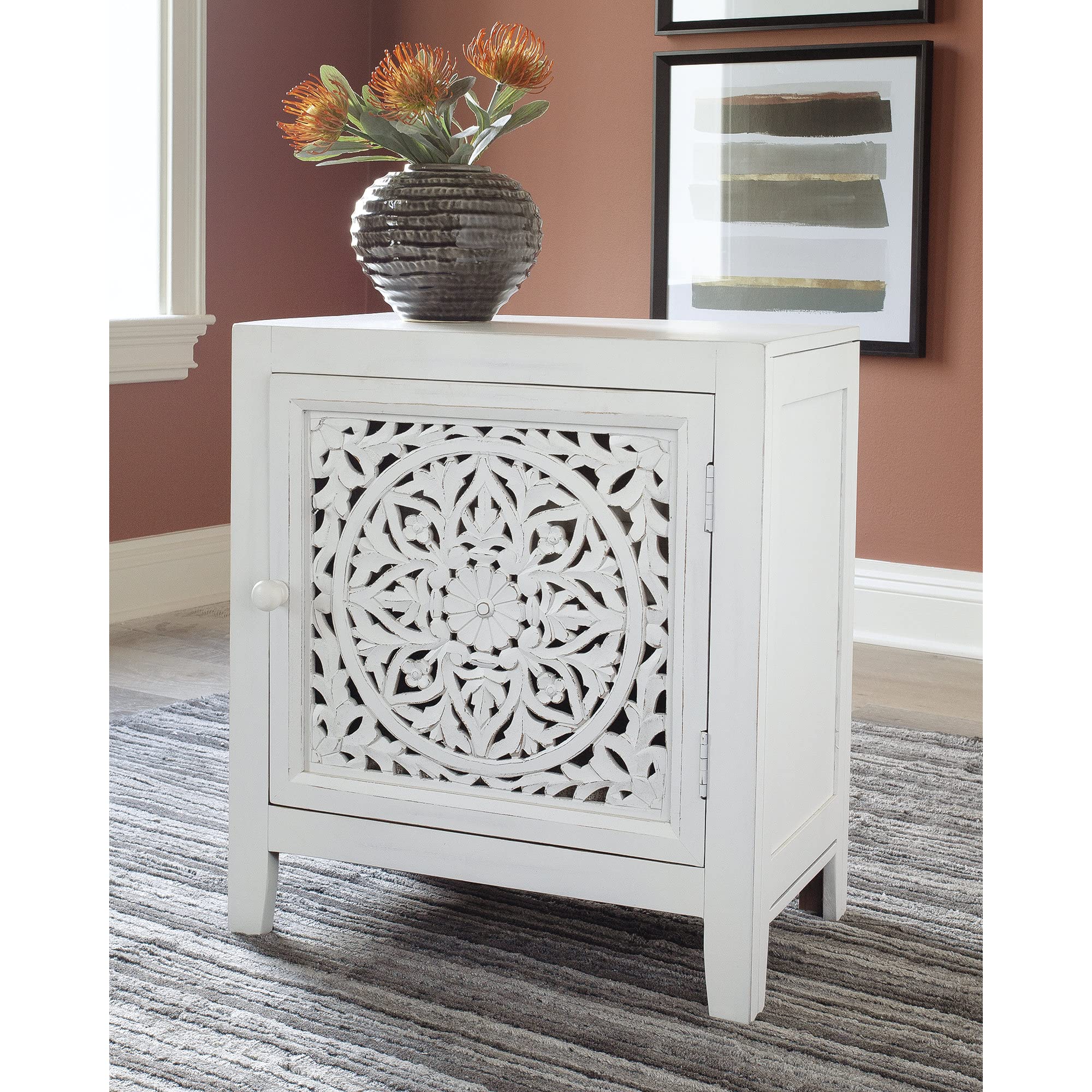 Fossil Ridge Boho Accent Cabinet or End Table